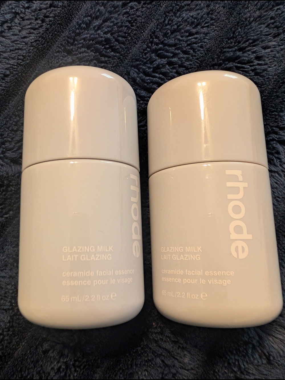 RHODE Glazing Milk Ceramide Facial Essence - Cream White Duo